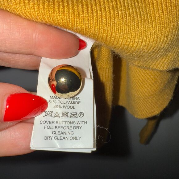 Kate Spade New York Turtle Neck Pocket Sweater - Star Fruit XL - Picture 8 of 8